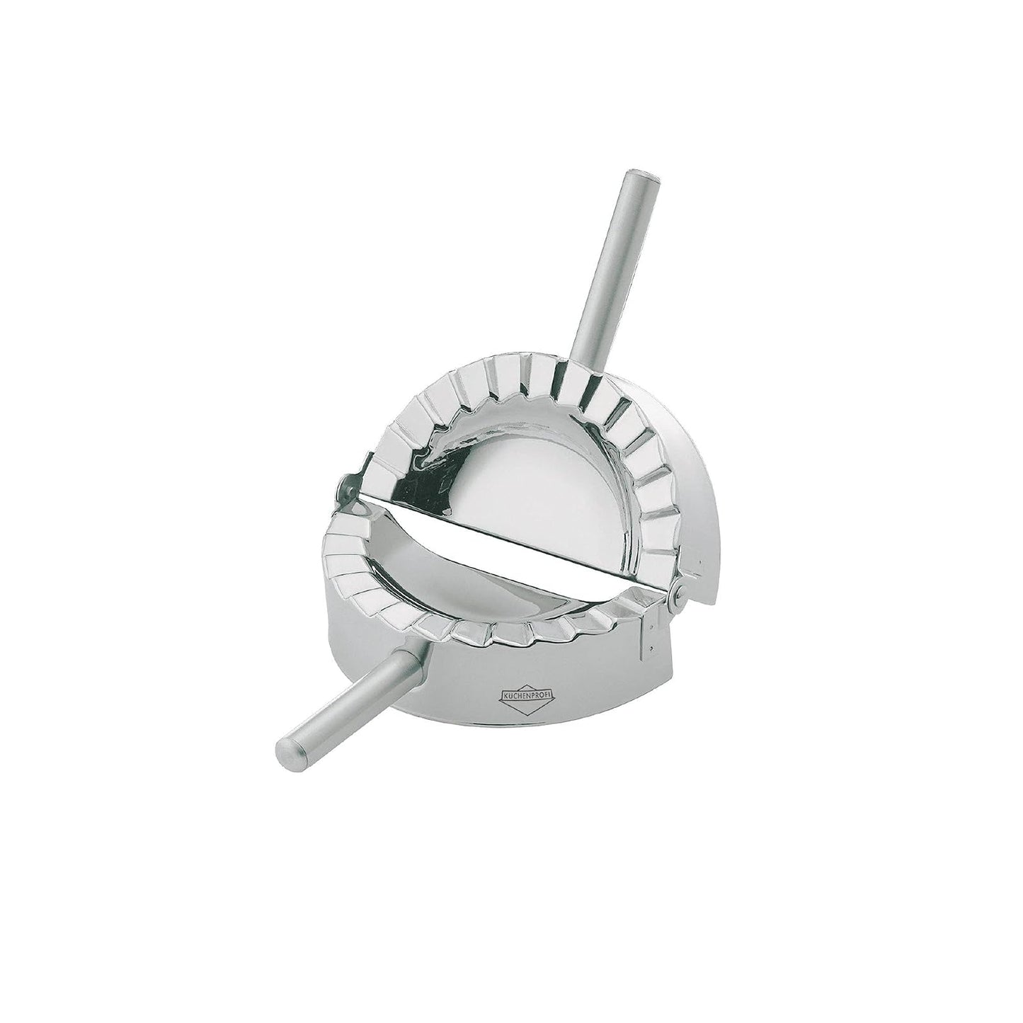 Frieling Küchenprofi Ravioli Pierogi, and Dumpling Maker, 18/8 Stainless Steel Press, Perfect for Molding and Sealing Fresh Stuffed Pasta and Pastry Dough, 4.75 Inches, Silver