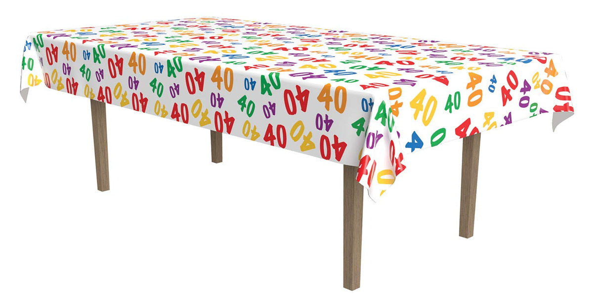 Beistle Tablecloth, 108" x 54" (Rectangular), Assorted