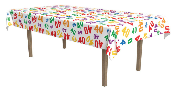 Beistle Tablecloth, 108" x 54" (Rectangular), Assorted