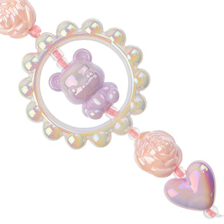 John Bead Craft Bead, Purple Bear Mix