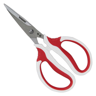 Senkichi Garden Shear Scissors, 6 millimeters, Red,white