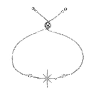namana Bracelet, Adjustable, Silver