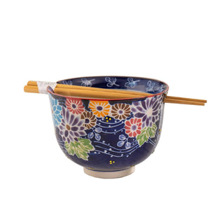 Urban Tokyo Dishware Bowl, 5 Inch Diameter, Multicolor