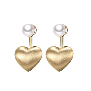 TIMELESS. PEARL Earring, 0.6″*1.25″ or 1.5cm*3cm, White