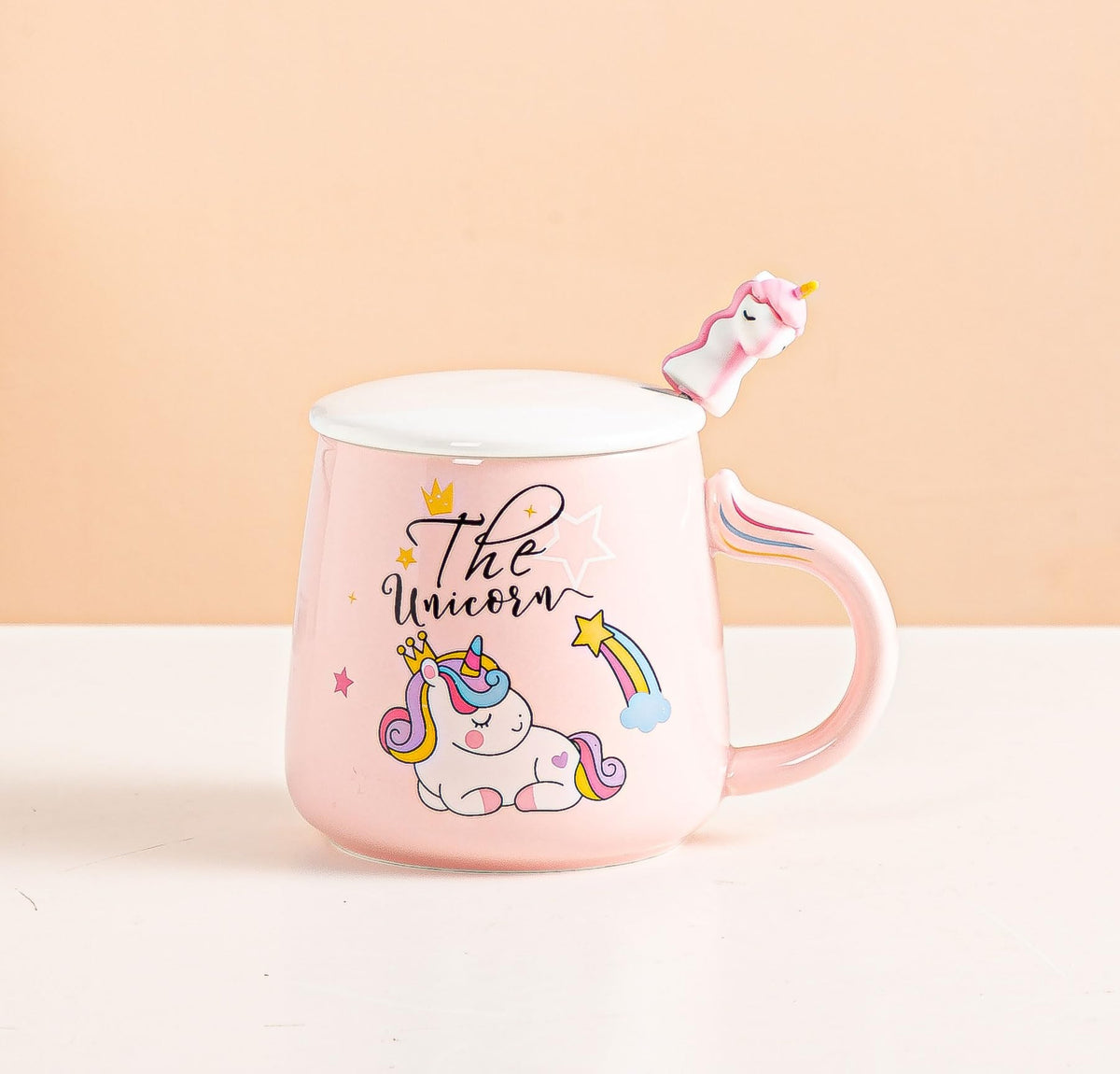Urban Tokyo Drinking Cup, 13 Ounces, Pink Unicorn