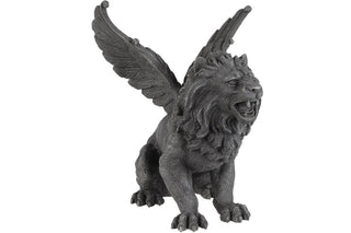 Pacific Giftware Figurine, 6.5 inches, Black With Gold Accents