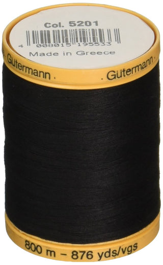 Gütermann Yarn, 800 metri, Black
