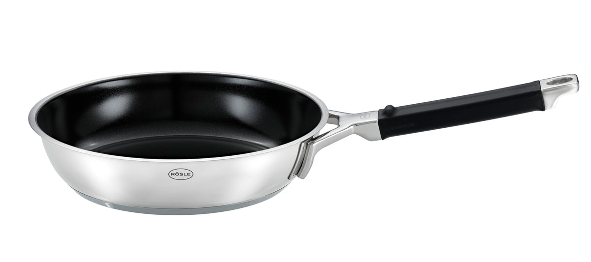 Rösle Saute Fry Pan, 24 cm, Silver