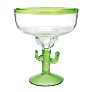 Slant Collections Drinking Cup, 17.5 Ounces, Green Cactus Margarita