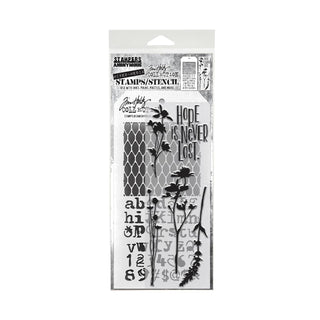 Tim Holtz Collection Rubber Stamp, Medium, Set #21