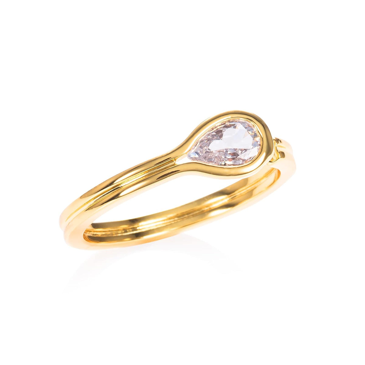 namana Ring, Adjustable, Clear