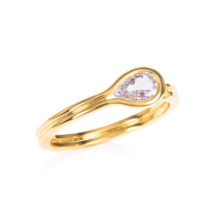 namana Ring, Adjustable, Clear