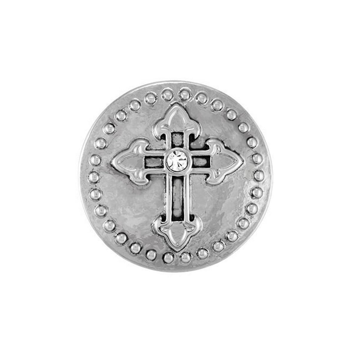 The Good Bead Snap Fastener, Silver
