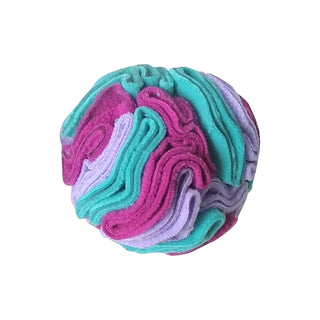 FouFou Dog Pet Toy, Small 4", Pink/Purple