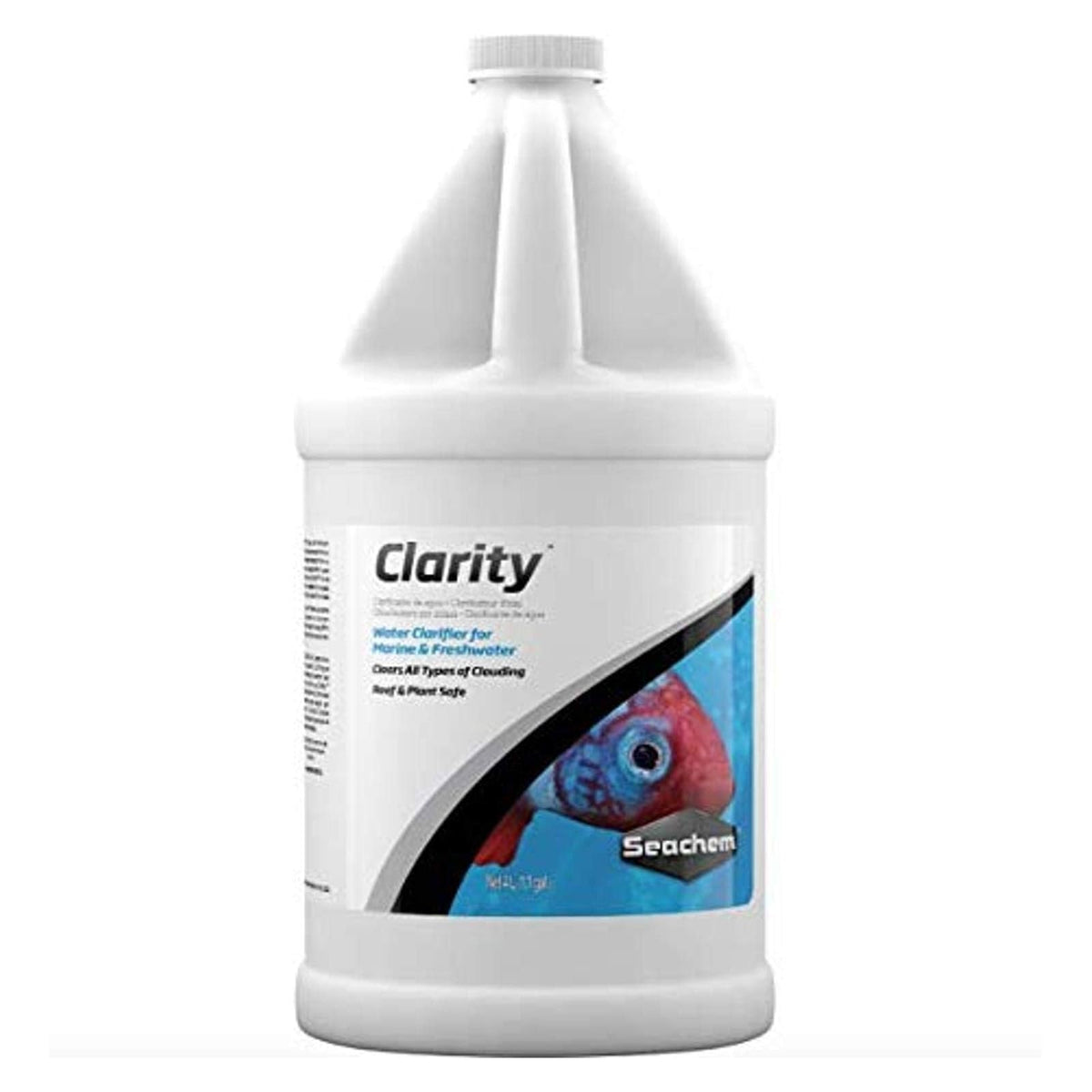 Seachem Aquarium Pond Water Treatment, 4 L/ 1 fl. gallon, amber