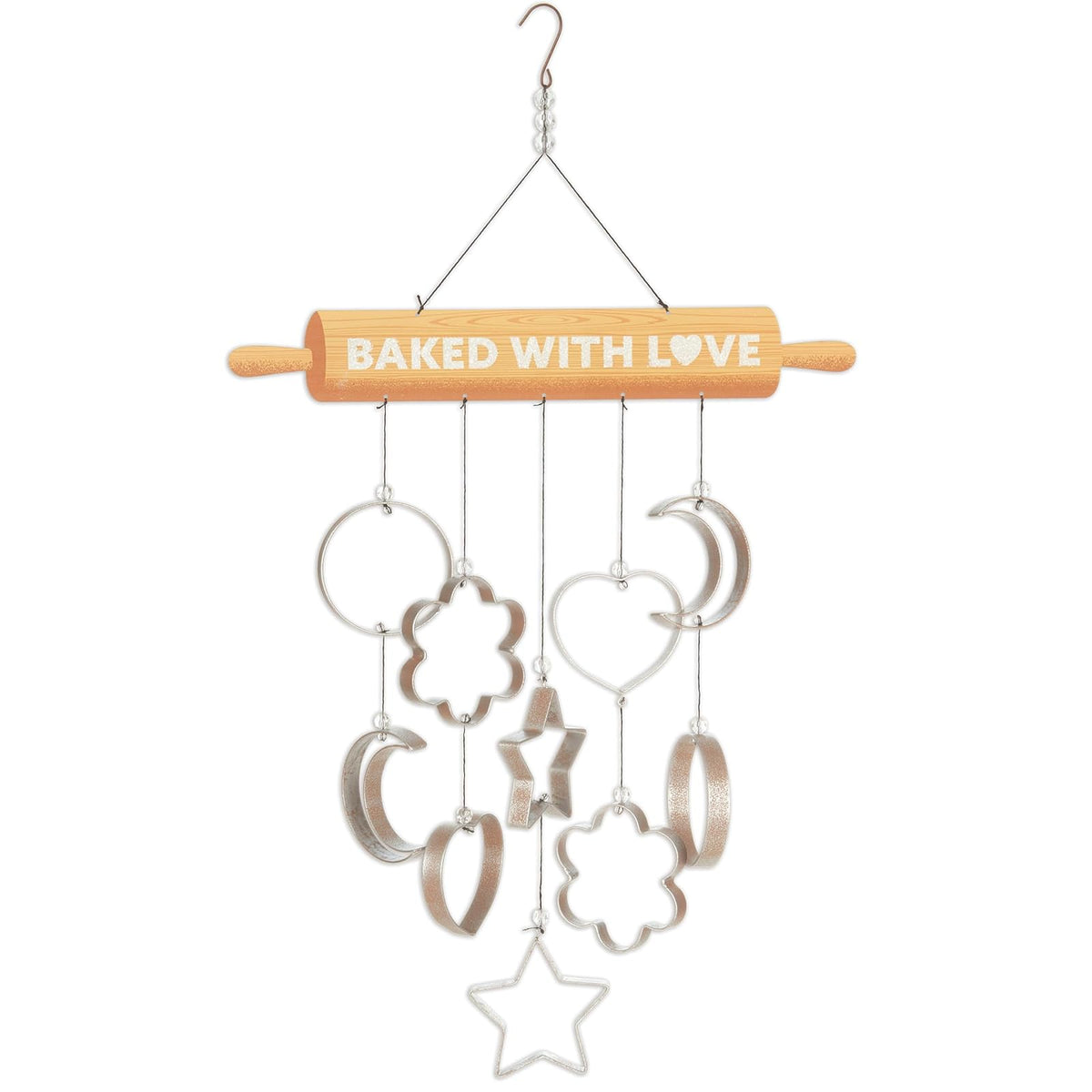 Sunset Vista Designs Wind Chime, 28" Long, Cookie Cutter Time