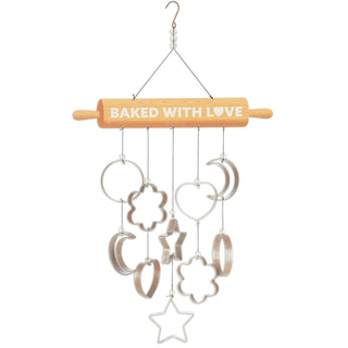 Sunset Vista Designs Wind Chime, 28" Long, Cookie Cutter Time