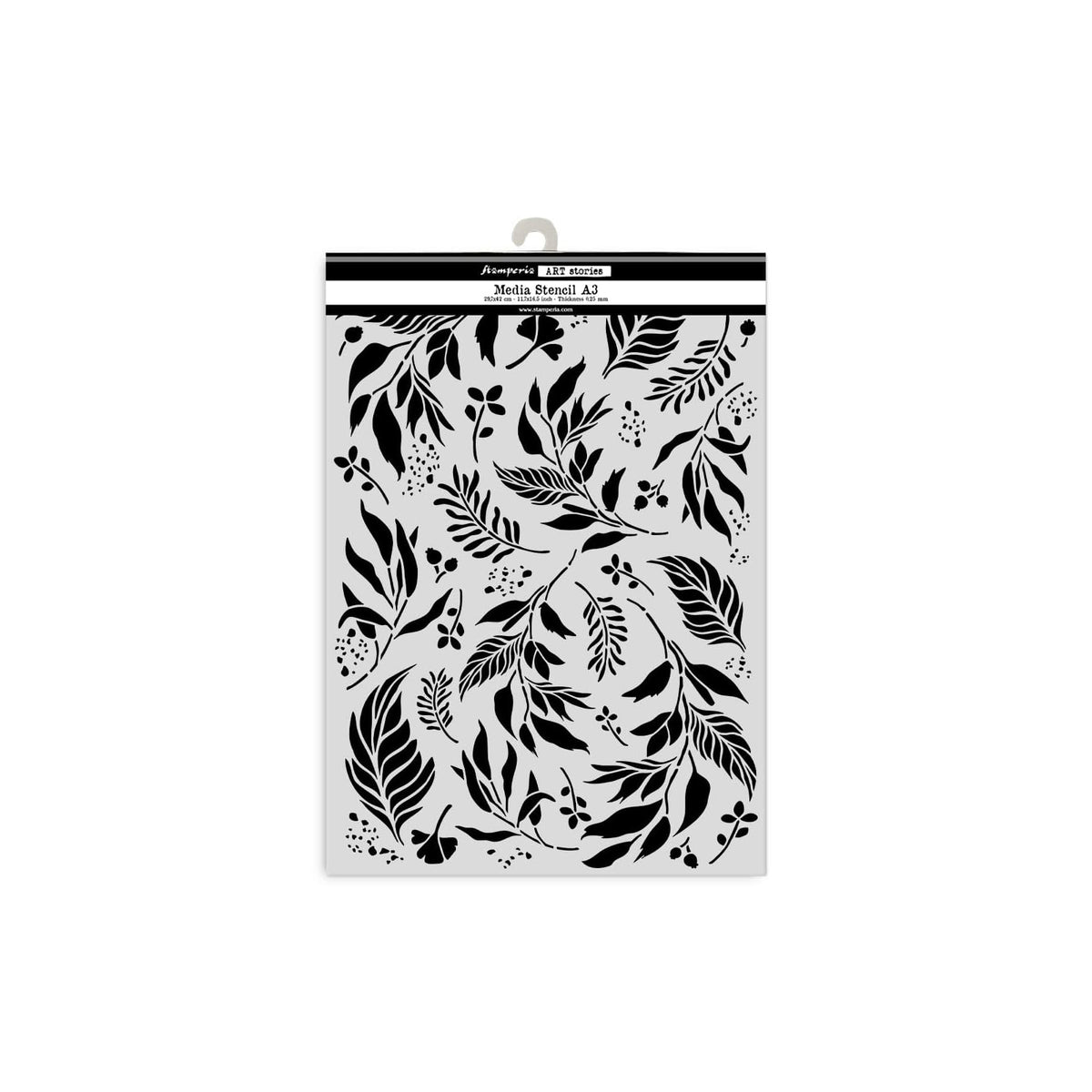 Stamperia Template Stencil, 29.7cmx42cm, Big Stencil A3 - Leaves