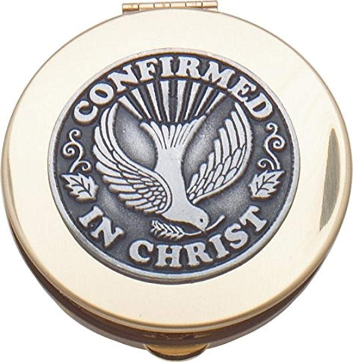 Cathedral Art BX102 Confirmation Rosary Keepsake Box, 2-1/8-Inch