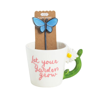 Mud Pie Drinking Cup, 15 Ounces, Blue