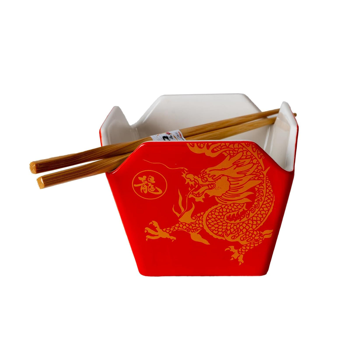 Urban Tokyo Dishware Bowl, 18 fl oz, Red Dragon