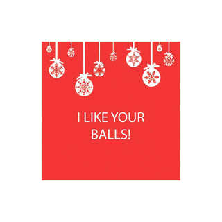 PPD Disposable Napkin, I Like Your Balls!, Durable,Stylish