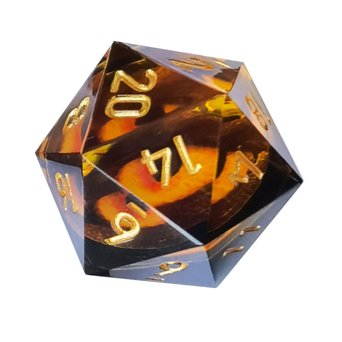 BESCON DICE Game Dice, Amber Eye Set