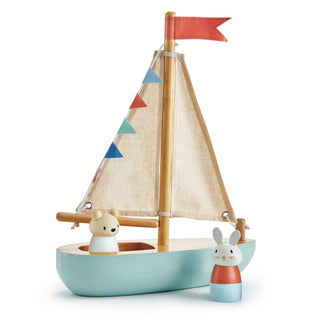 Tender Leaf Toys - Sailaway Boat for Age 3+