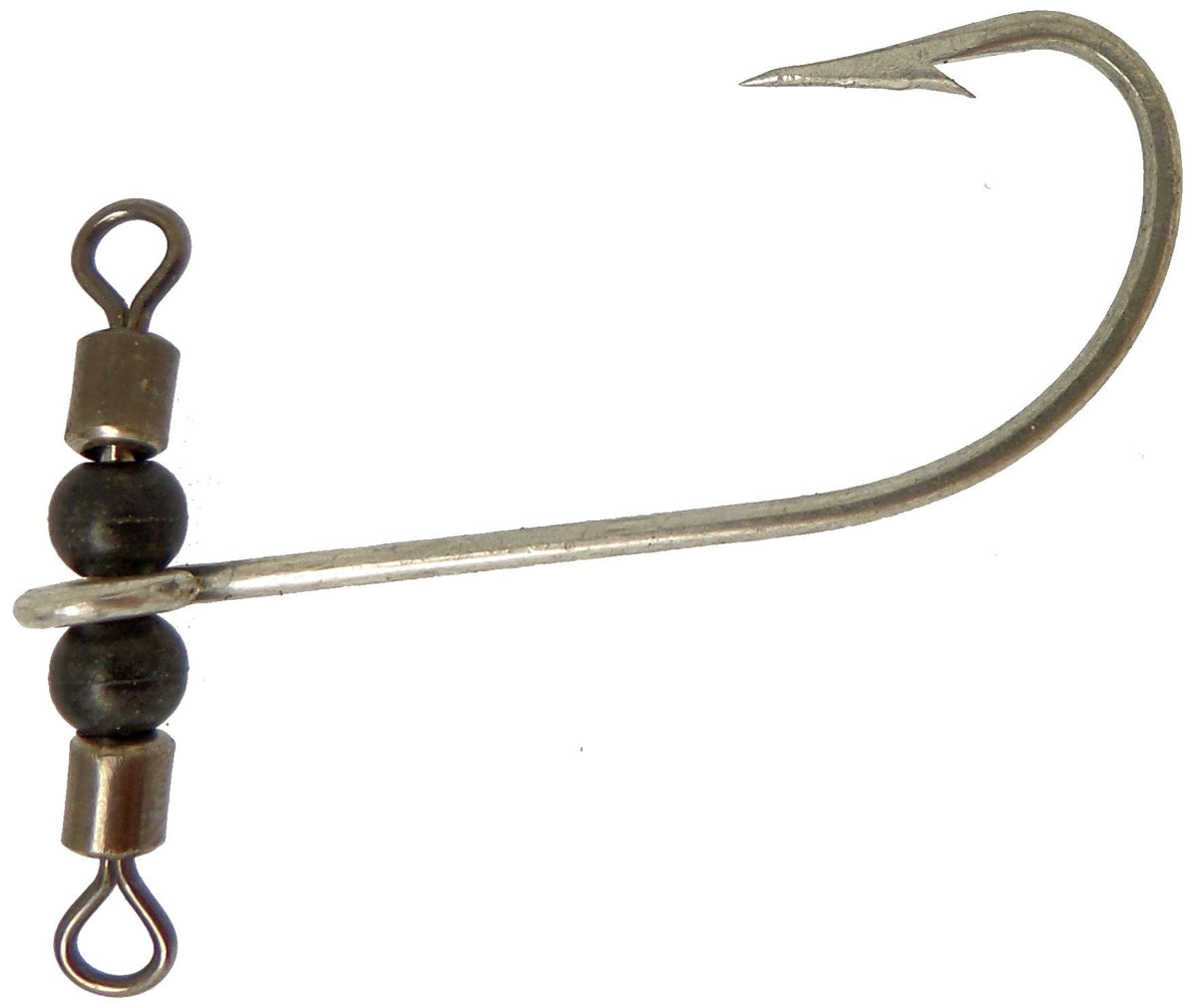Thundermist Lure Company Fishing Hook, Medium/5 x 6, Black Nickle