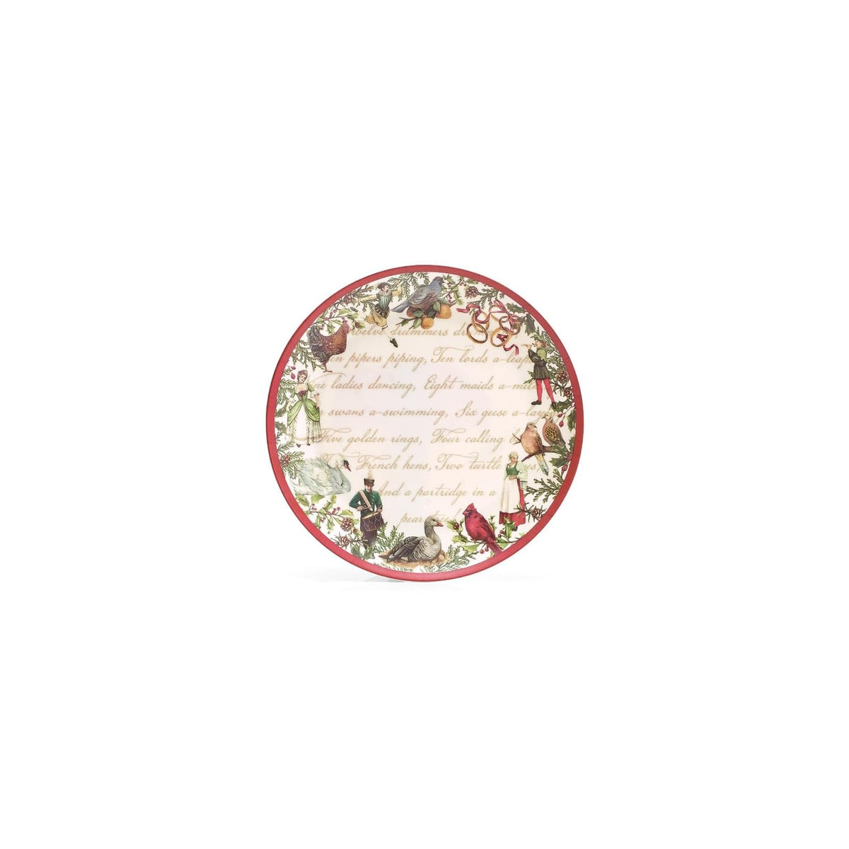 burton+BURTON Dishware Plate, 9 Inches, Multicolor