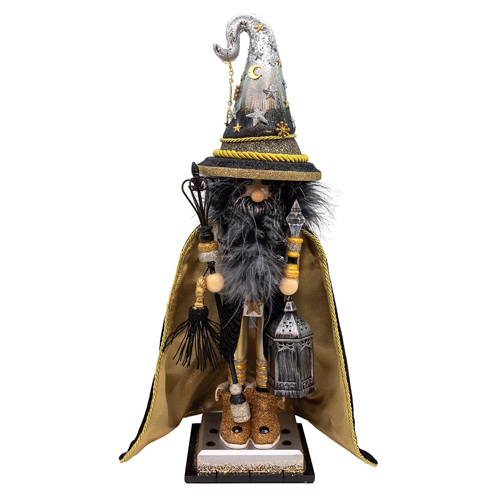 Kurt S. Adler Figurine, 18 Inch, Black and Gold