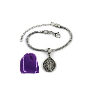 Dave The Bunny Bracelet, 10 inch, Silver