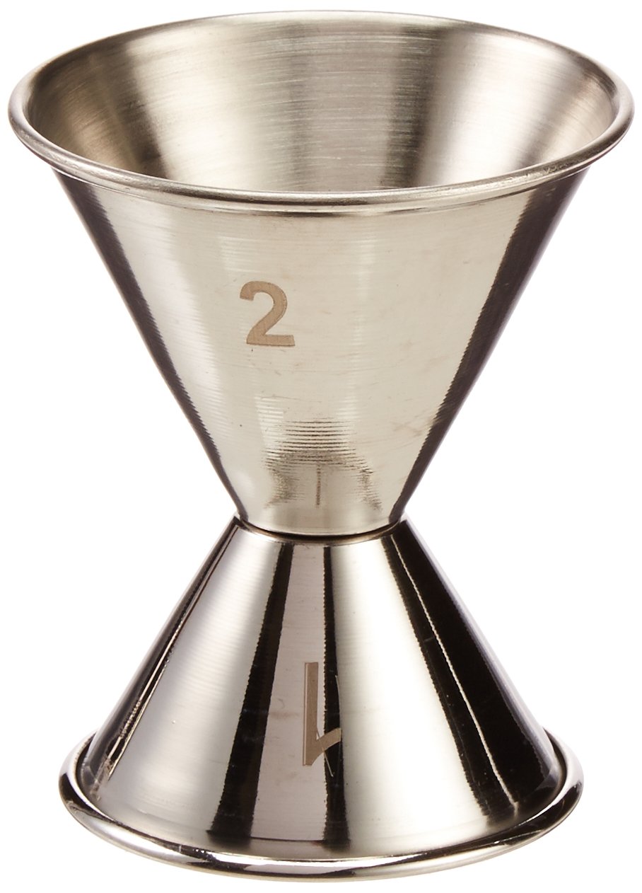 American Metalcraft Measuring Cup, 1 oz. x 2 oz., Silver
