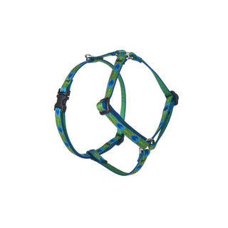 LupinePet Animal Harness, 1/2"W; 12-20" Girth, Green, Blue