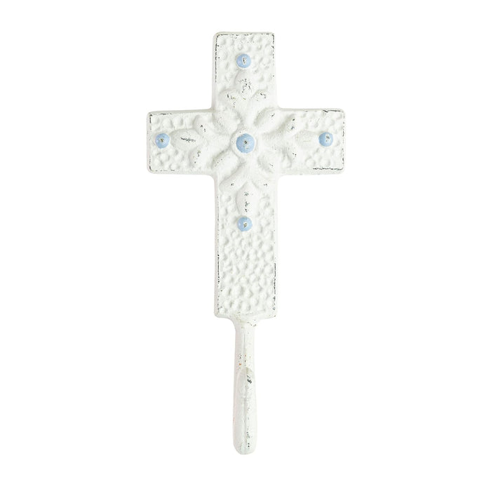 Foreside Home & Garden Cross Cast Iron Wall Hook
