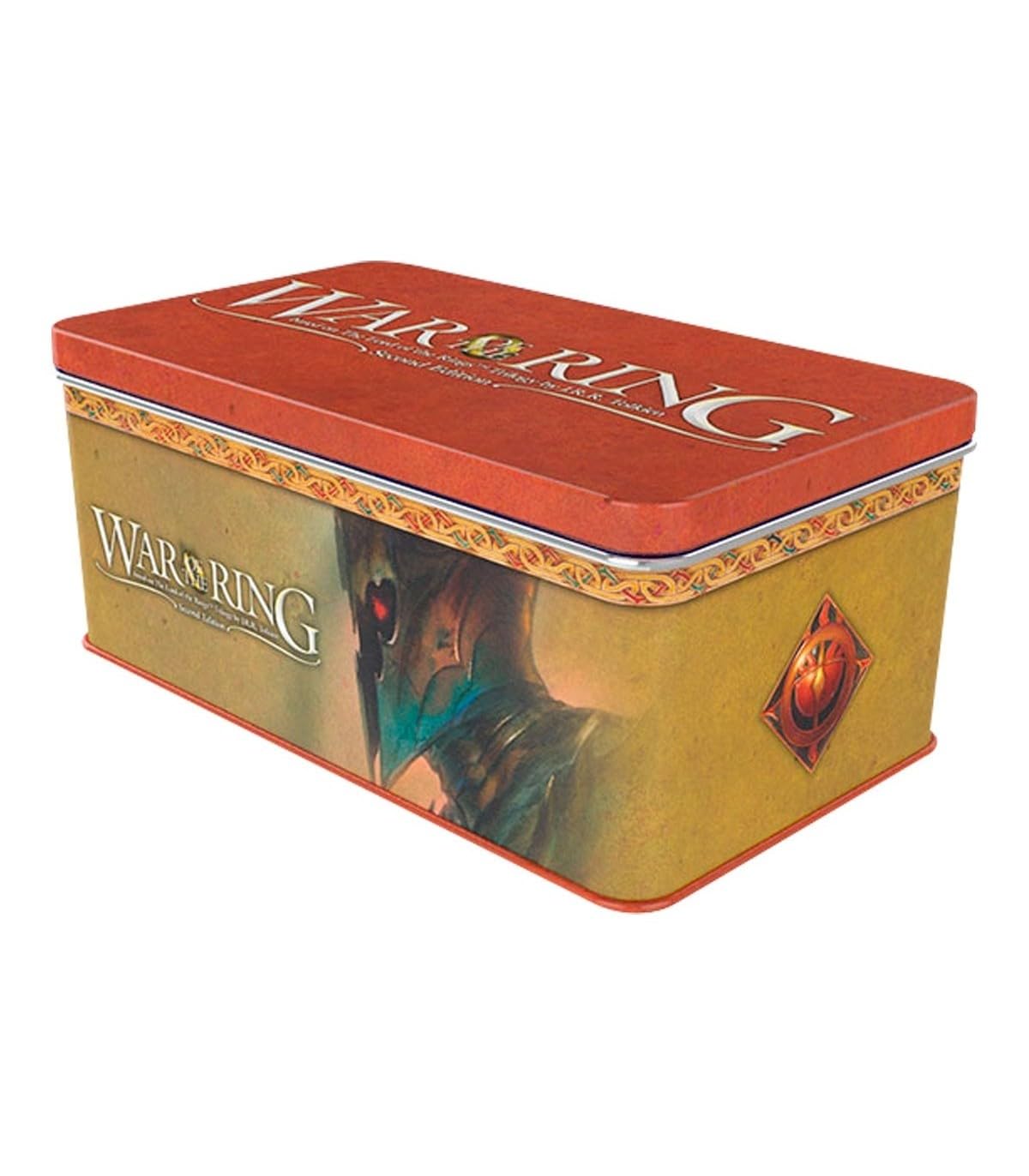 War of The Ring Second Edition: Card Box and Sleeves (Witch-King Edition) – Ares Games Embossed Tin – Sturdy & Tough – Compatible with War of The Ring 2E