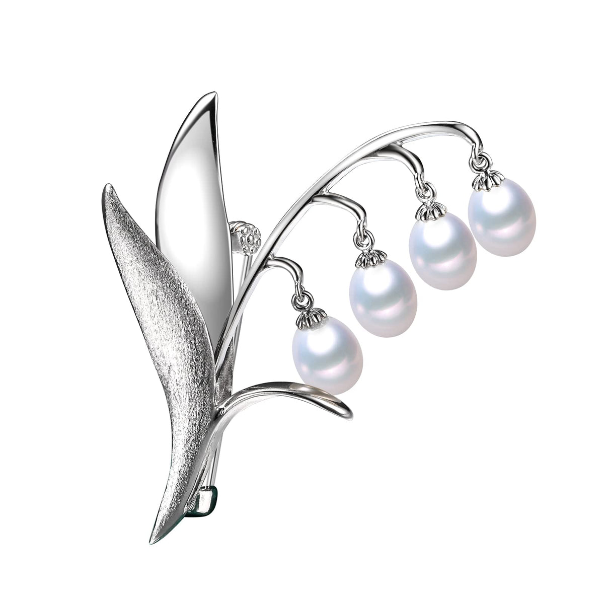 TIMELESS. PEARL Apparel Pin, 2″*1.5″ or 5cm*3.5cm, White