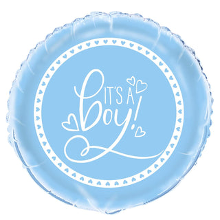 Unique Balloon, 18 Inch, Blue