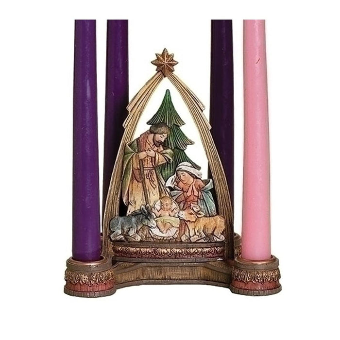 Roman Josephs Studio Josephs Studio 6-1/4-Inch tall Nativity Advent Candle Holder (Candles not included)