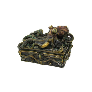 Pacific Giftware Storage Box, 5.5 x 5.5 x 3.5 inches, Bronze