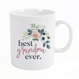 P. Graham Dunn Drinking Cup, 15 Ounces, Best Grandma Ever Floral Pink