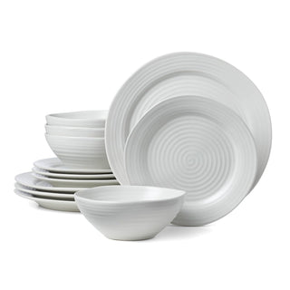 Oneida Dishware Place Setting, 12 Count, White