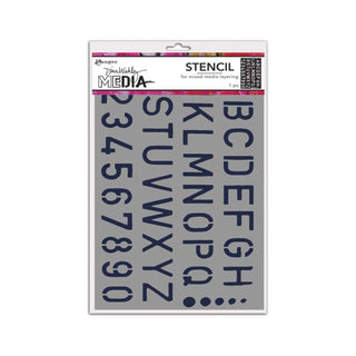 Dina Wakley Media Template Stencil, Large, Traditional