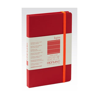 Fabriano Blank Book, Lined, Red