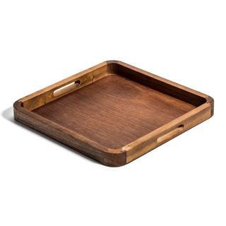 Kalmar Home Square Serving Tray | Charcuterie Board | Acacia Wood | Environmentally Friendly | 14 in