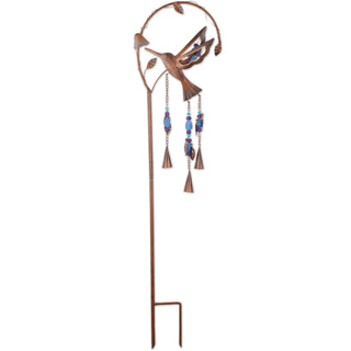 Sunset Vista Designs Wind Chime, 42" Tall, Purple Hummingbird