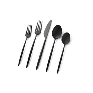 CAMBRIDGE Flatware, 1 Pack, Black Satin