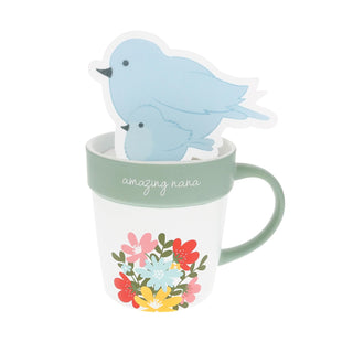 Pavilion Gift Company Drinking Cup, 20 Ounces, White, Green