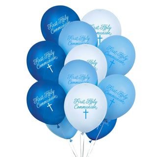 Unique Balloon, Communion, Blue,white