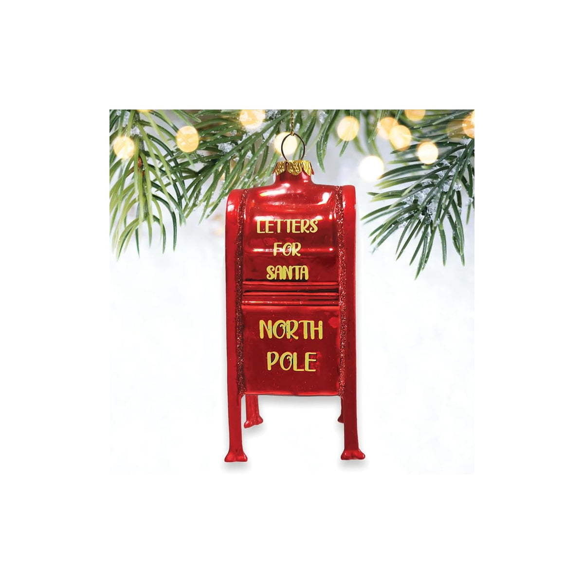 OrnamentallyYou Hanging Ornament, 2in (L) x 1.8in (W) x 5.1in (H), Letters for S